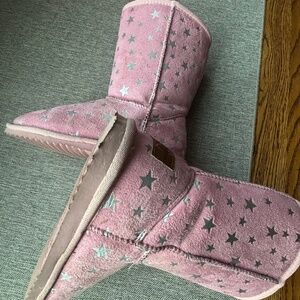 EMU Pink Star Boots